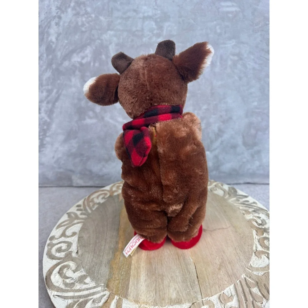 Dan Dee Rudolph The Red‎ Nosed Reindeer Plush Saxophone Christmas Holiday Toy
